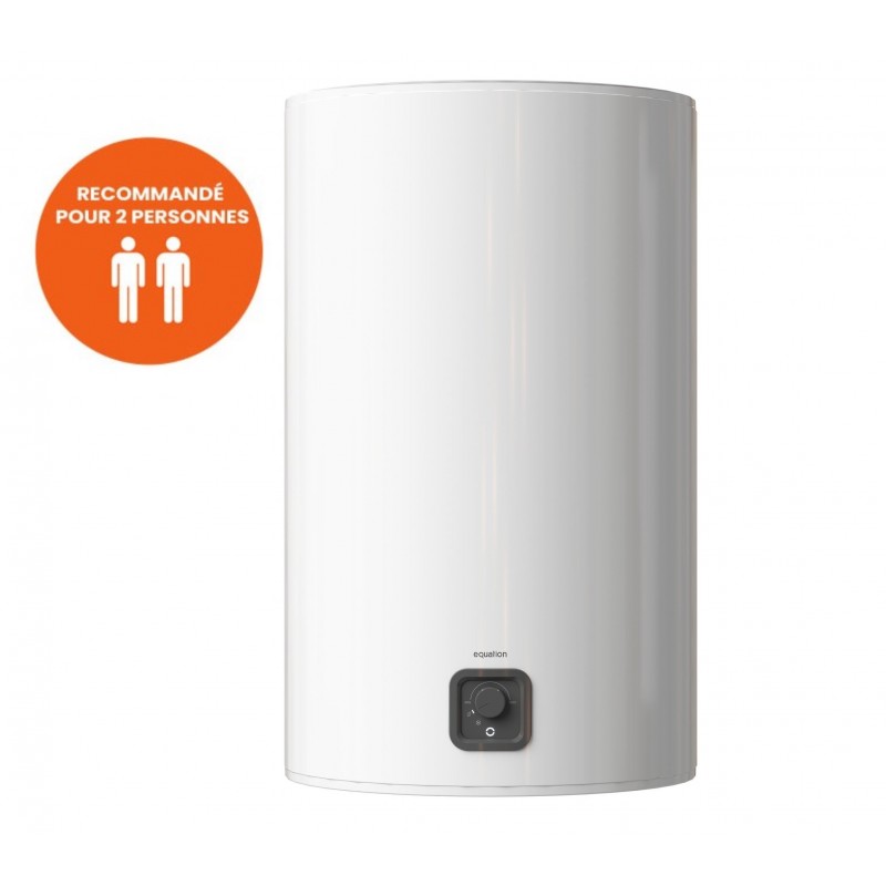 Chauffe-Eau Électrique 100L EQUATION Utilis Stéatite Vertical Mural