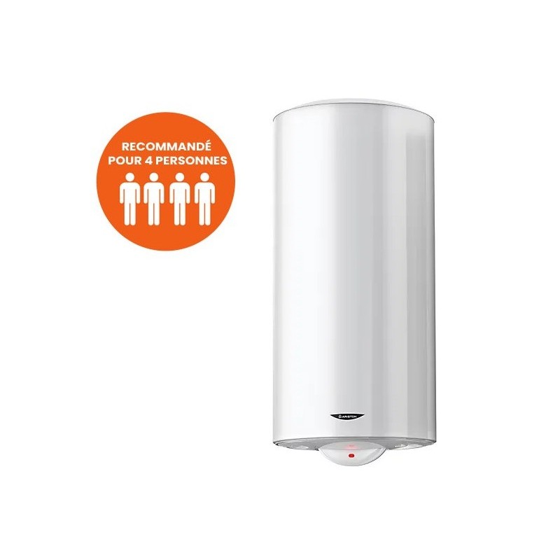 Chauffe-Eau Électrique 200L ARISTON Stiléos Stéatite Vertical Mural