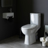 Pack WC à Poser au Sol GODART Etiuda Sans Bride avec Réservoir, Cuvette et Abattant - 83536334