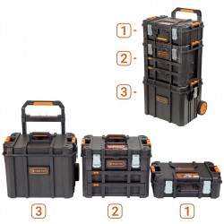 Servante Modulaire TACTIX Trolley 3 Boîtes- 320367