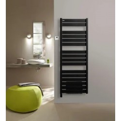 Sèche-Serviettes Électrique 1750W ACOVA Madras avec Soufflerie Vertical Noir Mat