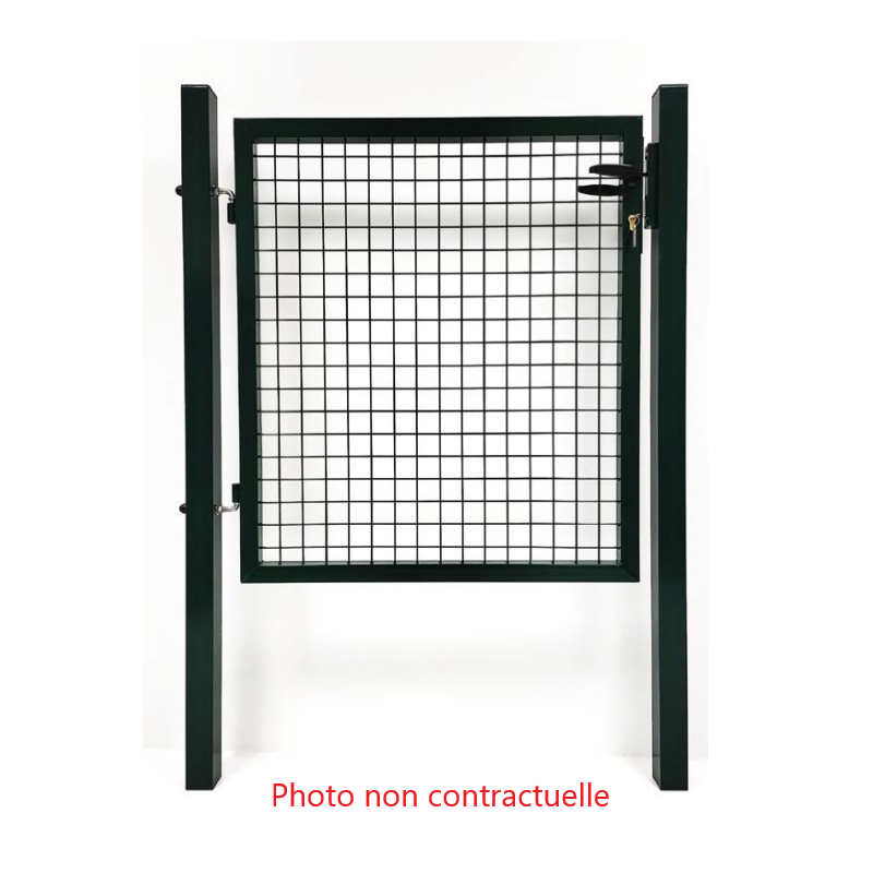 Portillon de Jardin FILIAC Garden Plus en Acier Vert Largeur Porte 87cm - F8020002
