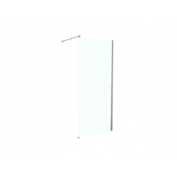 Paroi de Douche Fixe à l'Italienne OCÉA Hawaï 67-69x205 cm Chromé Transparent - 1278235 - NEUVE