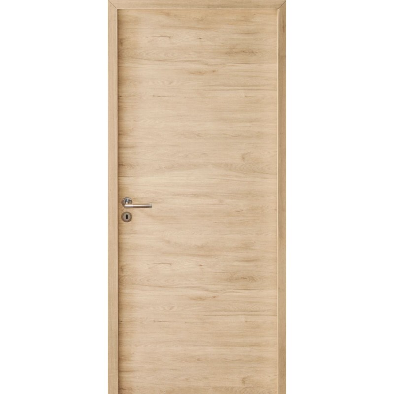 Bloc-Porte MENUISERIES D'OLT Fuji Décor Terra Structuré 2040x730x40mm Sens Ouverture Droit Poussant - 4072674