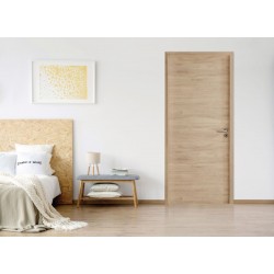 Bloc-Porte MENUISERIES D'OLT Fuji Décor Terra Structuré Sens Ouverture Droit Poussant - 4072674