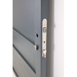 Lot de 2 Vantaux de Portail Battant COFRECO Léopold en Aluminium Gris 3,50x1x75m Sans Quincaillerie