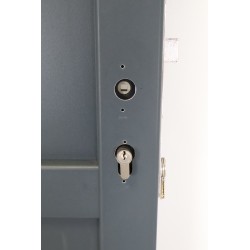 Lot de 2 Vantaux de Portail Battant COFRECO Léopold en Aluminium Gris 3,50x1x75m Sans Quincaillerie