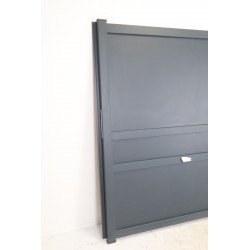 Lot de 2 Vantaux de Portail Battant COFRECO Léopold en Aluminium Gris