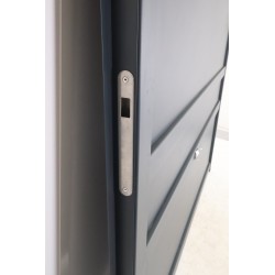 Lot de 2 Vantaux de Portail Battant COFRECO Léopold en Aluminium Gris