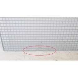 Caillebotis Acier Galvanisé Cranté Antidérapant JK-TECHNIC Grille 2040x1380mm Maille 30x30 Ht 30/2 - CA204