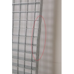 Caillebotis Acier Galvanisé  JK-TECHNIC Grille avec Encoche 1700x1180mm Maille 30x30 Ht 30/2 - CA170