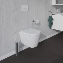 Pack WC Suspendu DURAVIT Me By Starck Compact Rimless avec Abattant avec Amortisseur Blanc - 45300900A1
