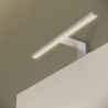 Meuble de SDB 80cm VITRA Mia Blanc Meuble, Plan Vasque Céramique, Miroir et LED - 75075