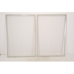 Cloisons Industrielles Grillagées + 1 porte MECALUX pour Stockage - MECA7