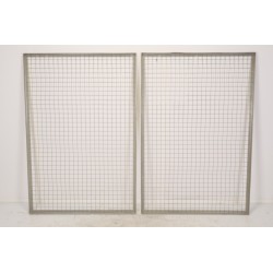 Cloisons Industrielles Grillagées + 1 porte MECALUX pour Stockage - MECA7