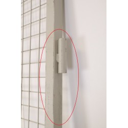 Cloisons Industrielles Grillagées + 1 porte MECALUX pour Stockage - MECA7