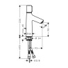 Mitigeur de Lavabo HANSGROHE Talis Select S 100 1 Jet Laiton Chromé