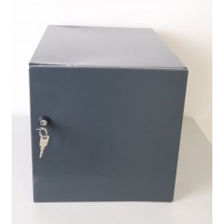 Boîte aux Lettres Extérieur Anti vandalisme RENZ Double Face Gris Anthracite - 231124