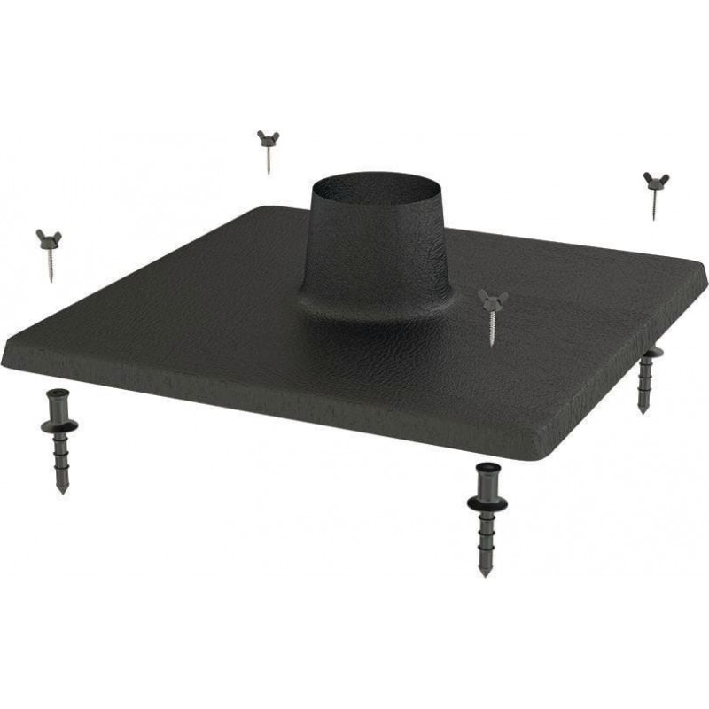 Plaque de Cheminée TECHNAFLON TFAC 40x40 PVDF 75/90 - 97043090 - NEUVE