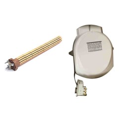 Kit Triphasé 3000W THERMOR Stéatis Chauffe-Eau Vertical Mural 200L Vertical Stable - 901057