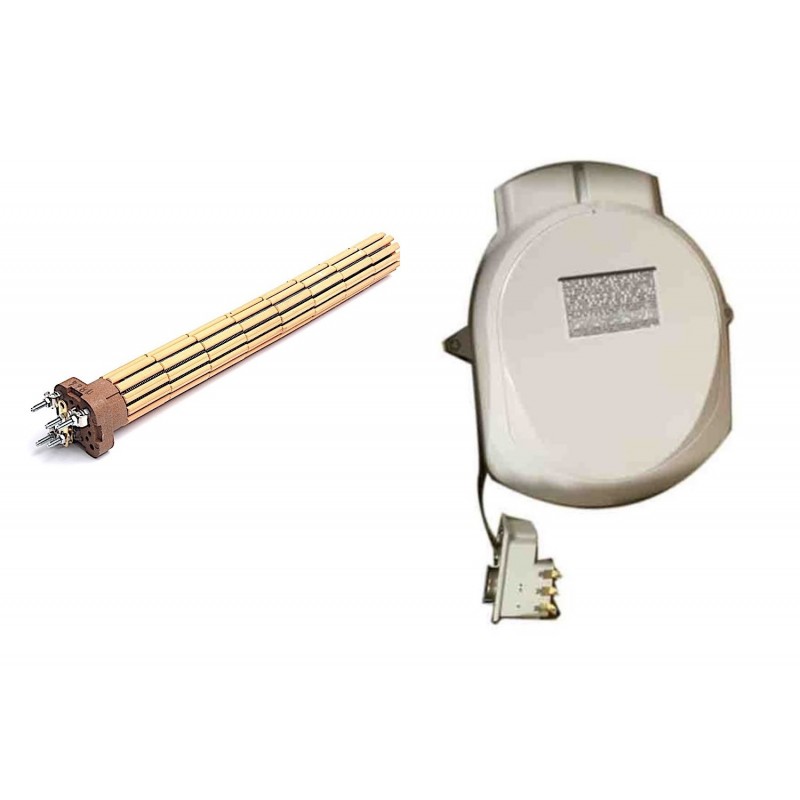 Kit Triphasé 3000W THERMOR Stéatis Chauffe-Eau Vertical Mural 200L Vertical Stable - 901057