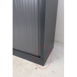 Armoire Basse à Rideaux de Bureau MTI 2 Tablettes Corps et Rideaux