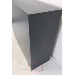 Armoire Basse à Rideaux de Bureau MTI 2 Tablettes