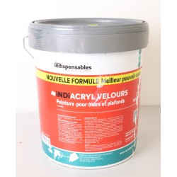 Pot 15L Peinture Intérieur Acrylique Blanc LES INDISPENSABLES Indi-Acryl Velours - 4.513