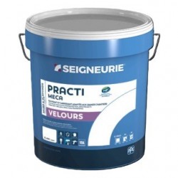 Pot 15L Peinture Intérieur Acrylique Blanc SEIGNEURIE Practi Méca Velours - 00352825 - NEUF Déclassé