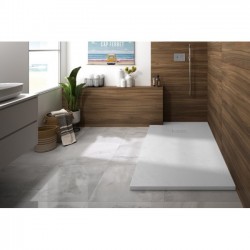 Receveur de Douche KINEDO Kinerock Evo 170X70cm Aspect Minéral Blanc - RD9030 - NEUF