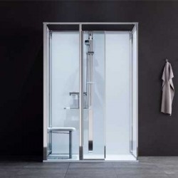 Paroi de Douche AKW LevelBest 190x80cm Verre Transparent - LB00216BK