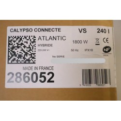 Chauffe-Eau Thermodynamique 240L ATLANTIC Calypso Connecté 286052