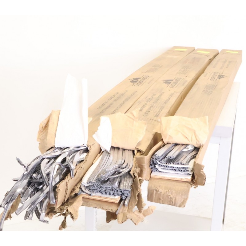 Profilés en Plomb Demi-Mou CASCADE METALS H Plat 7x4.5 25kg + 10x4.5 18kg + 8x4.5 25kg  - PPDM3