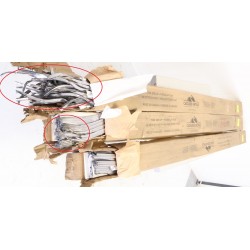 Lot de Profilés en Plomb Demi-Mou CASCADE METALS H Plat 7x4.5 25kg + 10x4.5 18kg + 8x4.5 25kg  - PPDM3