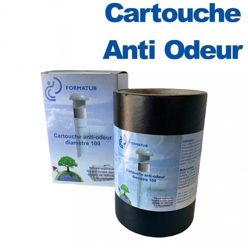 Cartouche Anti-Odeurs FORMATUB Diamètre 100mm - BS31CA0100