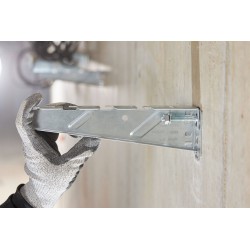 Boîte de 25 Goujons d'Ancrage SPIT FIX3 Zingué Ø12x140mm Épaisseur de Serrage 65-50mm -057474