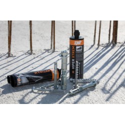 Lot de 10 Cartouches Résine de Scellement 280ml SPIT Viper Xtrem avec Buses - 060187