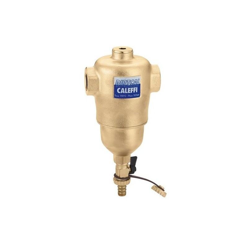 Pot de Décantation Séparateur de Boue Laiton CALEFFI Dirtcal DN40 1"1/2 Filetés Femelles - 546208