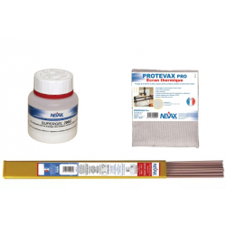 Kit de Brasage NEVAX comprenant 1kg de Brasure/1 Décapant 200g/1 Écran Thermique  - KBRA3 - NEUF
