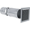 ANJOS - Prise d'Air de Façade PA200Grille et Sortie - 3740044