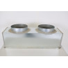 Plénum de Soufflage Isolé M1 Taille XXS pour Gainable CB09/N12 2 Piquages 200mm - PLSFL-LG-XXS