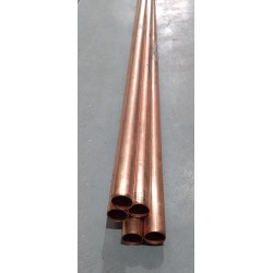 Tubes en Cuivre Ecroui Demi-Dur Ø20x22mm Longueur 5m - 5034664