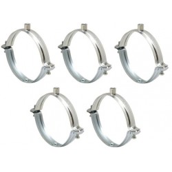 Lot de 5 Colliers de Supportage AIRFRANE Diamètre 630mm pour Fixation de Gaines ou Conduits Circulaires - CG630