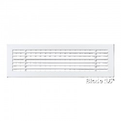 Grille Aération de Reprise MADEL LMT-DD-15 400x150mm Blanc - 05110400150 - NEUVE