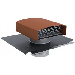 Chapeau de Ventilation Toiture ANJOS CTM Métallique Ardoise Ø450mm - 6066 - NEUF