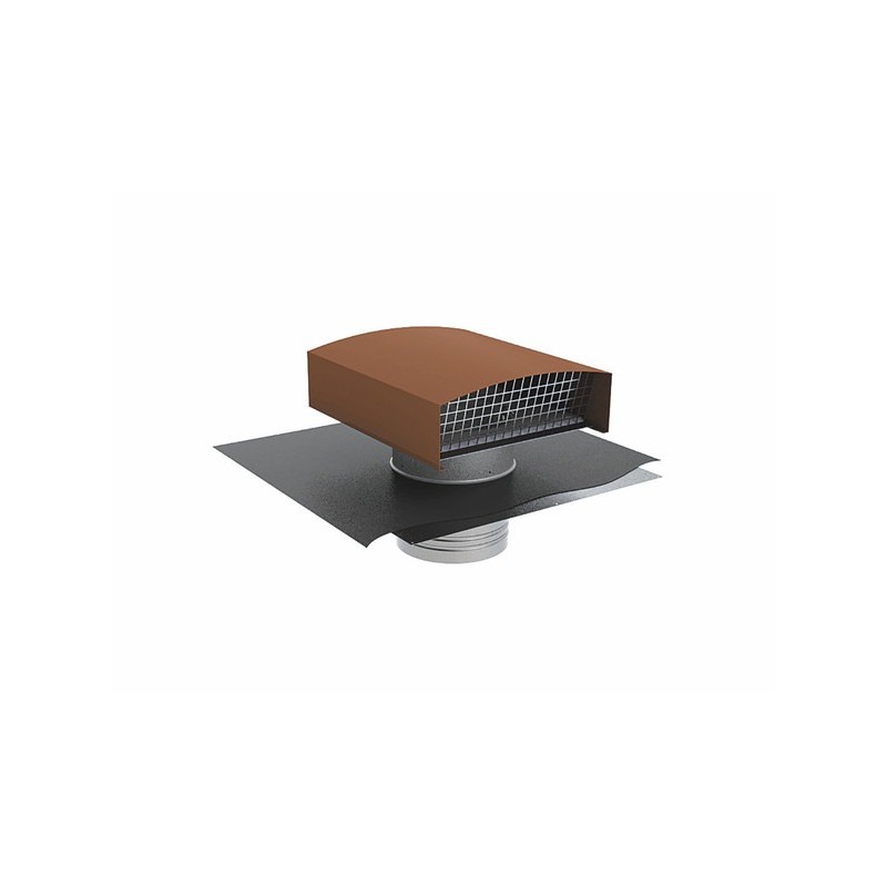 Chapeau de Ventilation Toiture ANJOS CTM Métallique Tuile Ø630mm - 6018 - NEUF