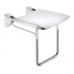 Siège de Douche Rabattable avec Pied DELABIE Grand Confort Modèle Large - 510430