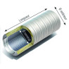 Piège à Son - Silencieux Cylindrique F2A Confort 50 Ø450mm L900mm - SIL0113