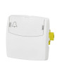 Bouton Poussoir Porte-Étiquette LEGRAND 6A Appareillage Saillie Composable avec Bornes Automatiques Blanc - 086109L