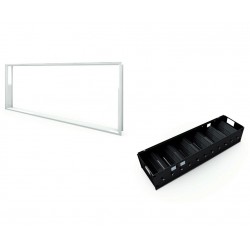 Lot d'un Registre Noir et d'un Pré-Cadre pour Grille 300x150mm GRADA